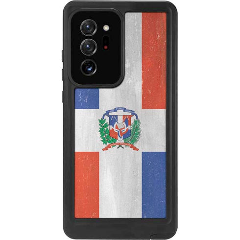 Dominican Republic Flag Faded Galaxy Note20 Ultra 5G Waterproof Case